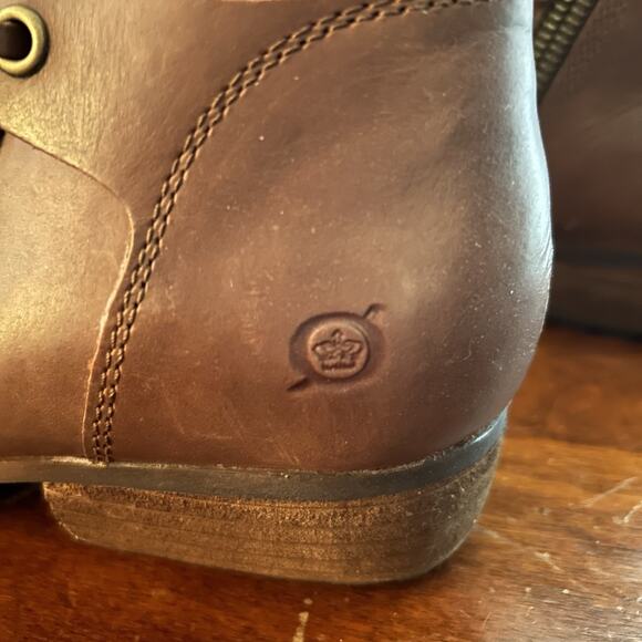 Born Kimmie Ankle Boot Brown Leather Size 11 - Picture 2 of 11
